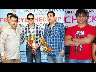 Vivek Oberoi & Jimmy Sheirgill @ free eye camp | Western India Film Producers Association