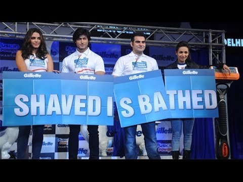 Gillette launches Fusion Power Phantom | Neha | Vidyut | Arbaaz | Malaika