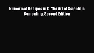 [PDF Download] Numerical Recipes in C: The Art of Scientific Computing Second Edition [Download]