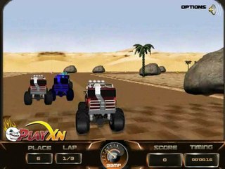 Playing Monster Desert Race 3D Monster Truck Games To Play Free