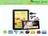 2014 New Arrival Allwinner A23 Dual Core 9 inch Tablet PC 512MB/8GB Capacitive Screen Android 4.2 Dual Camera-in Tablet PCs from Computer