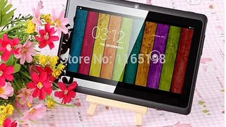 Cheap 7 Q8H Pro Allwinner A23 Dual Core Android 4.4 Big loud speaker Dual Camera Bluetooth WIFI 4G Android Tablet-in Tablet PCs from Computer