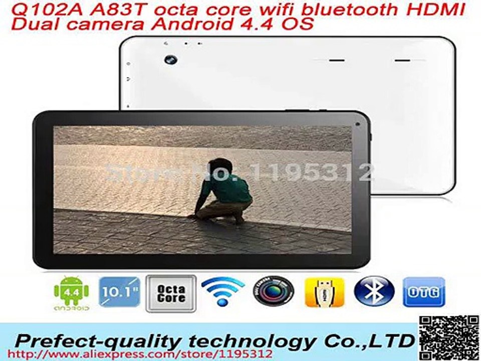 New 10 inch  Octa  Core tablet   1G RAM 16G ROM Android4.4 OS  with  Dual Camera Bluetooth WIFI  HDMI+leather case as gift-in Tablet PCs from Computer