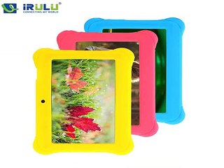 iRULU Y2 7 kids Tablet Google GMS Test Android 4.4 Quad Core Dual Cam 8GB Free Game Learn Grow PlayKid Education With Case Gift-in Tablet PCs from Computer
