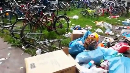 CECI EST COMMENT cochon entre réfugiés arabes EN EUROPE