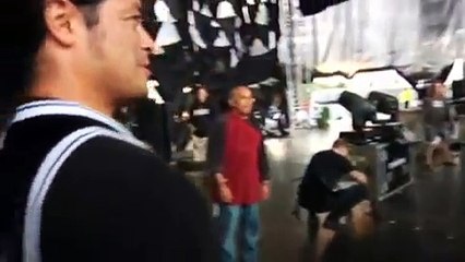 Metallica [EXCLUSIVE] BACKSTAGE and walking to the stage Official Sonisphere 2009