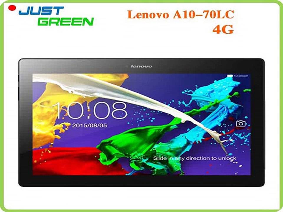 Original Lenovo A10 70LC 4G Tablet  PC 10.1 inch 1920x1200 Android 4.4 MT8732 Quad Core 2GB RAM 16GB ROM 8MP Camera GPS FDD TDD-in Tablet PCs from Computer
