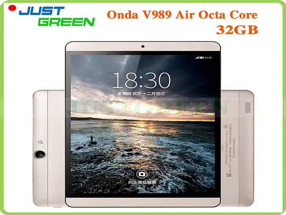 9.7 inch Onda V989 Air Octa Core Tablet PC Allwinner A83T 2.0GHz 2GB 32GB 2MP+2MP Camera WIFI OTG HDMI Android 4.4-in Tablet PCs from Computer