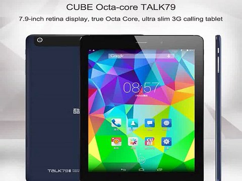 7.9 Cube U55gt C8 talk79 MTK8392 Octa Core Tablet WCDMA/GSM Dual Sim 2048*1536 IPS Screen 2GB+16GB 2.0MP+8.0MP Dual Camera-in Tablet PCs from Computer
