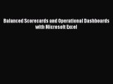 [PDF Download] Balanced Scorecards and Operational Dashboards with Microsoft Excel [Read] Full