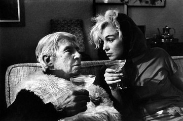 Marilyn Monroe and Carl Sandburg  20 January 1962.