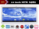 DHLfree shipping 10 inch Quad Core 3G phone tablet MTK6582 Android 4.4 2GB RAM 16GB ROM Dual Cameras Bluetooth GPS 3G Tablet-in Tablet PCs from Computer