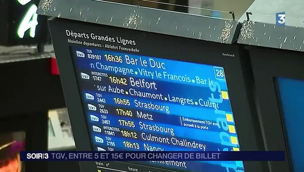 SNCF : l'échange et l'annulation de billets bientôt payants ?