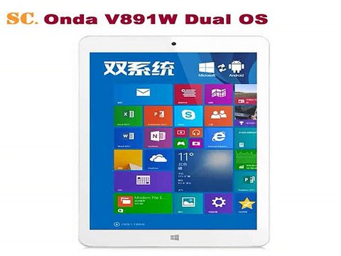 8.9 IPS1920*1200 Onda V891w Dual Boot Windows 8.1 Android 4.4 Tablet PC Intel Z3735 Quad Core 2GB 64GB 5.0MP Camera BT OTG WIFI-in Tablet PCs from Computer