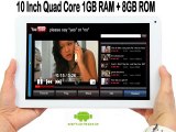 10 Inch Original 1GB 8GB Android Quad Core 1GB 8GB Tablet pc Android 4.4 1G RAM 8G ROM HDMI Bluetooth Tablets Pc Big Pad Tab Pc-in Tablet PCs from Computer