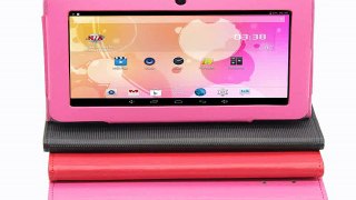 7 Tablet PC Android 4.4 Quad Core Bluetooth WiFi Capacitive Dual Core Cam Pink Tablet PC 1G+16G-in Tablet PCs from Computer