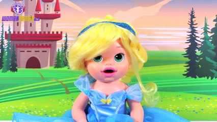Baby Alive Cinderella Bean Boozled Challenge. DisneyToysFan.