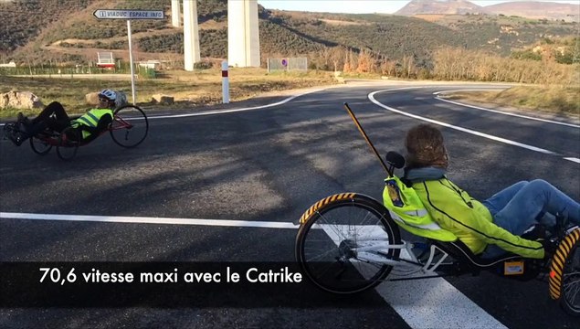 2 trikes au viaduc de Millau