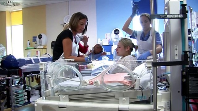 Complications at Birth - Gastroschisis - Birth Complications - defect in the abdominal wall.