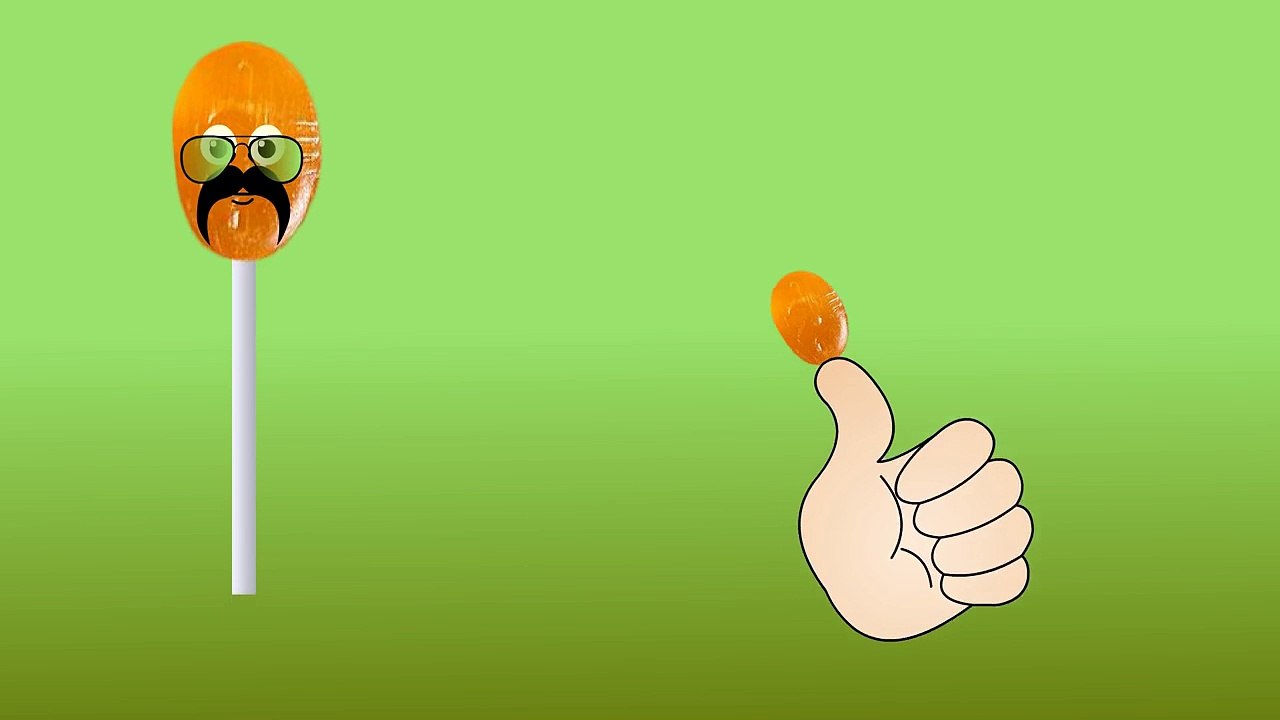 Candy Lollipop Finger Family Nursery Rhyme - Daddy Finger Song #6