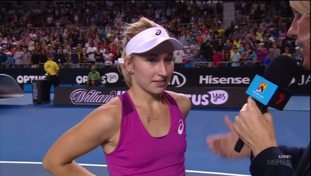 Daria Gavrilova : Je suis bonne par derrière