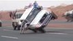 Crazy Amazing Arab driving on two wheel