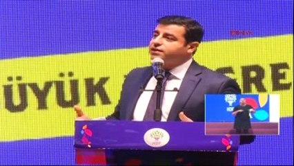Hdp Eş Genel Başkanı Demirtaş Partisinin 2'nci Olağan Kongresi'nde Konuştu 2