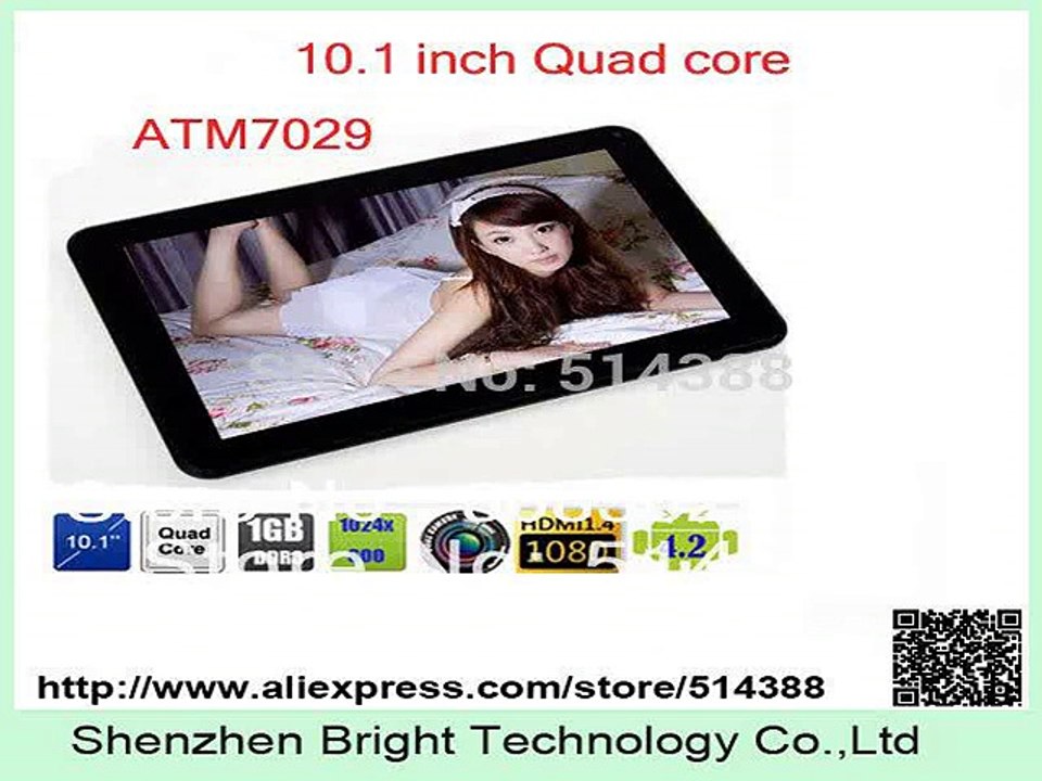 New Arrival tablet pc 10 inch Quad core android 4.2 ATM7029 1024x600 capacitive screen HDMI dual camera 6000mAh 10pcs/lot-in Tablet PCs from Computer