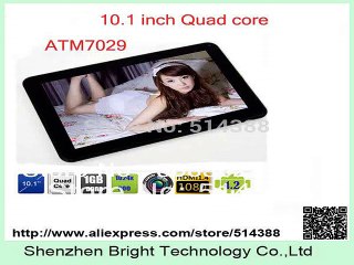 New Arrival tablet pc 10 inch Quad core android 4.2 ATM7029 1024x600 capacitive screen HDMI dual camera 6000mAh 10pcs/lot-in Tablet PCs from Computer