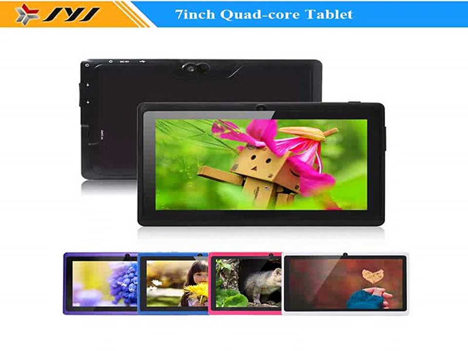 android tablet pcs 7 inches Android 4.4 Quad core 16G Rom capacitive touch scree Dual camera OTG Gravity sensor smart-in Tablet PCs from Computer