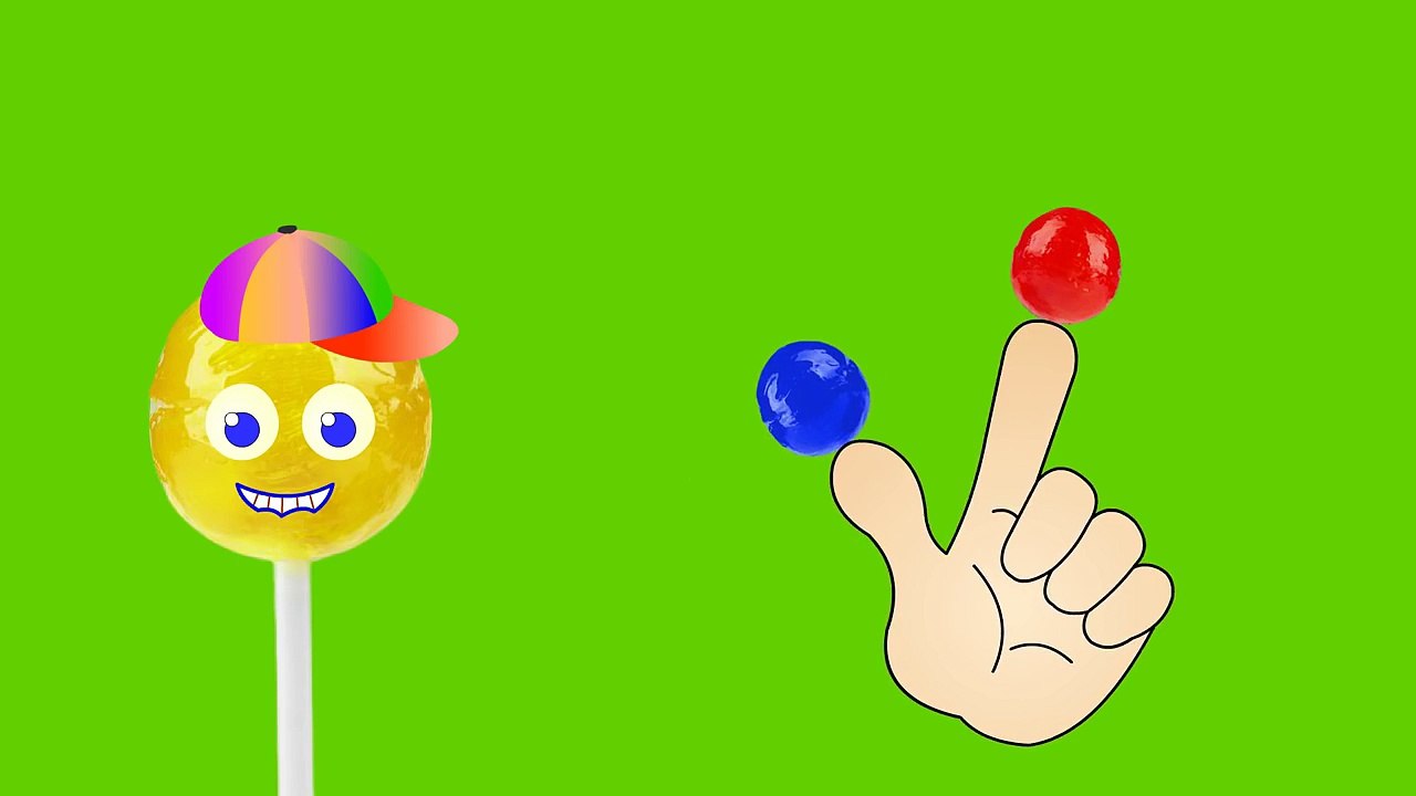 Lollipops Finger Family Nursery Rhyme - Daddy Finger Song