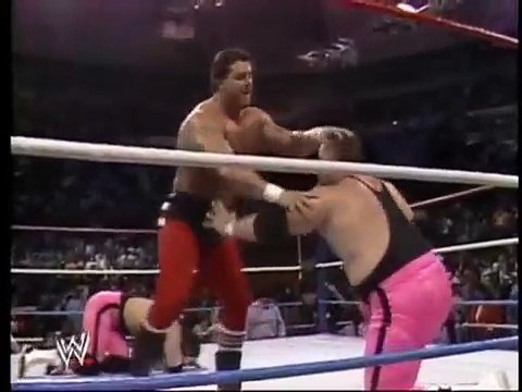 Tag Titles British Bulldogs vs Hart Foundation SuperStars Feb 7th, 1987