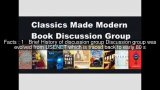 Brief History of discussion group of Discussion group Top 5 Facts