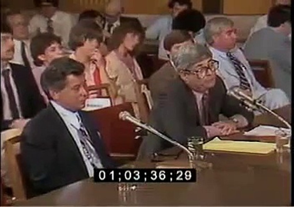 Nicodemo Little Nicky Scarfo Testifying Before Congressional Senate 1982
