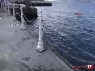 İstanbul'da selfie çeken turist denize düştü