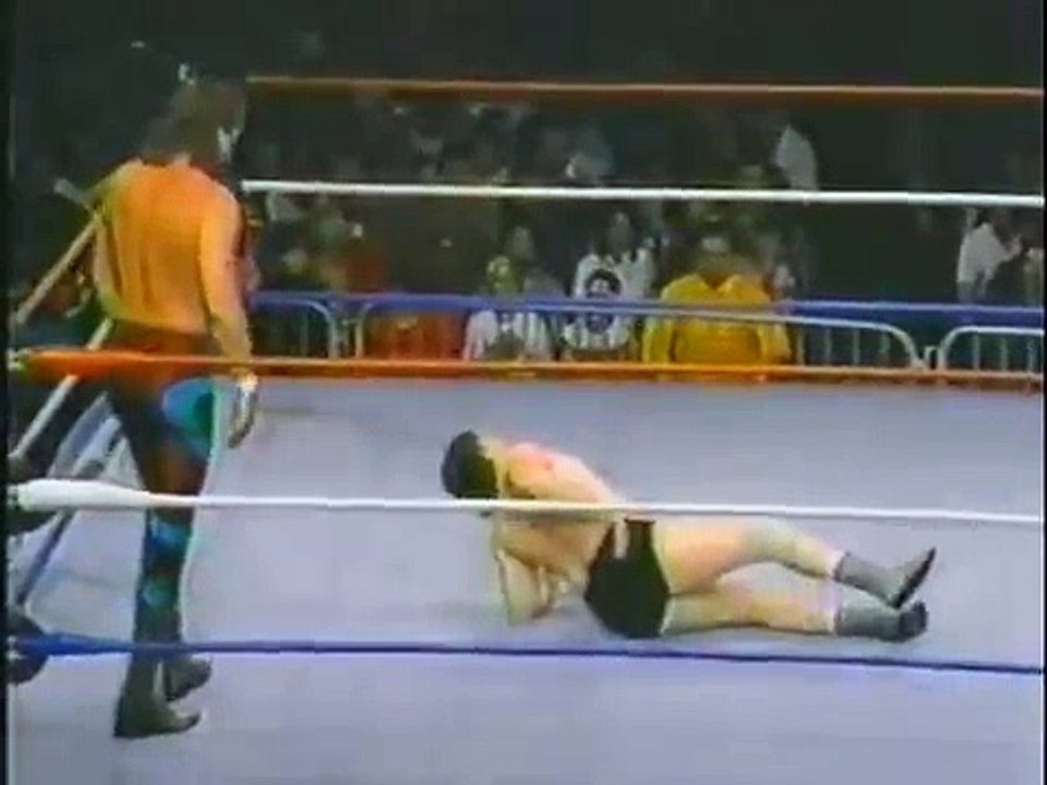 Jake Roberts in action   Championship Wrestling May 3rd, 1986