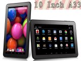 new !!!10  Android 4.4 Allwinner A33 tablet pc  quad core 1GB/8GB  5000mAh dual carmeras 1024*600 wifi Bluetooth  free shipping-in Tablet PCs from Computer