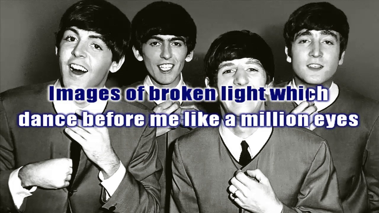 The Beatles - Across The Universe - karaoke lyrics