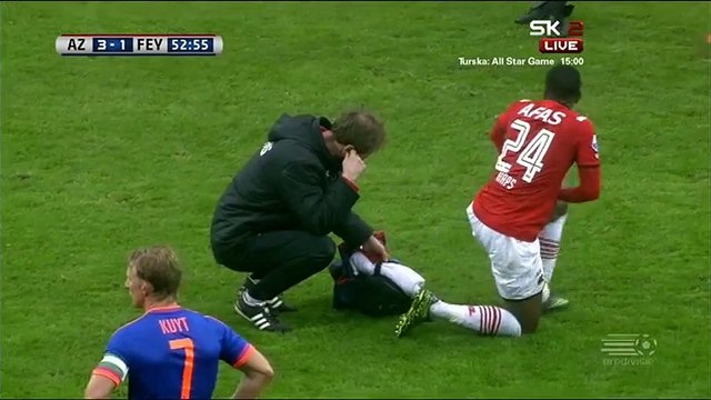 3-1 Vincent Janssen Goal Holland Eredivisie - 24.01.2016, AZ Alkmaar 3-1 Feyenoord