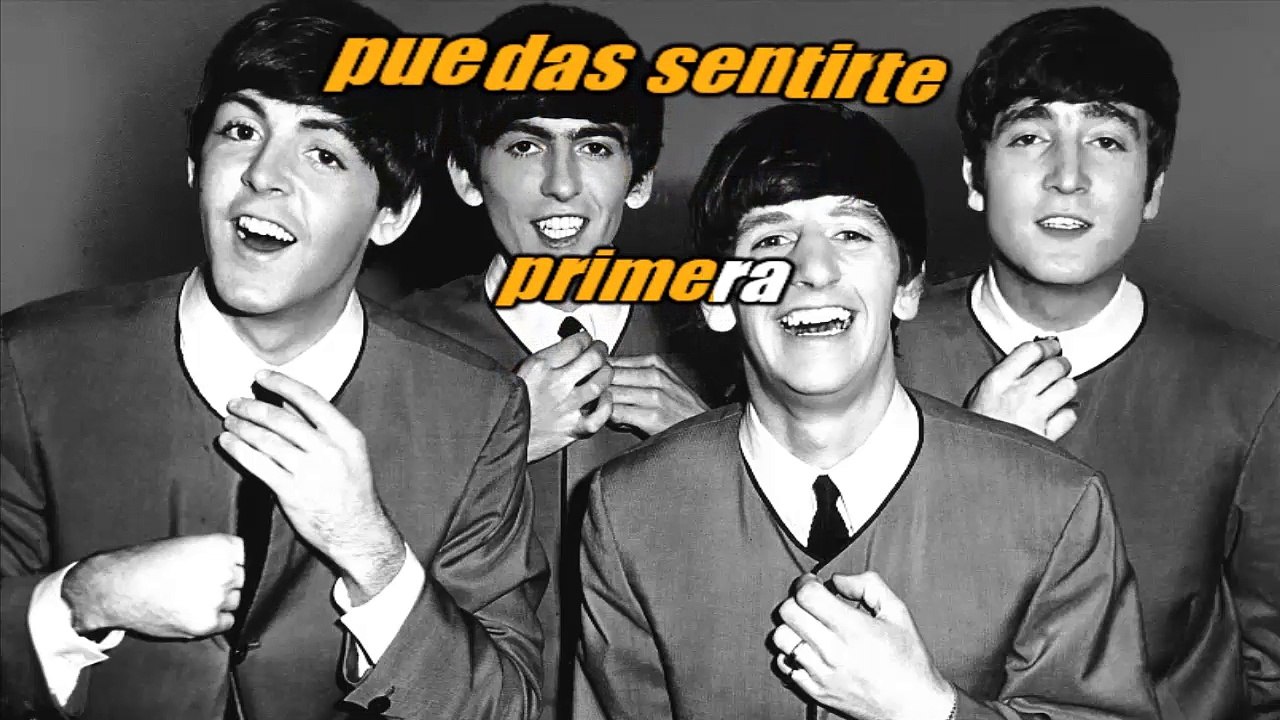 The Beatles - And i love her (Esp) - karaoke lyrics