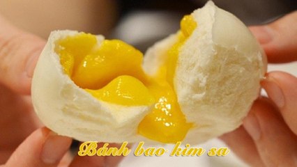 Cách làm món bánh bao kim sa đẹp mắt, thơm ngon