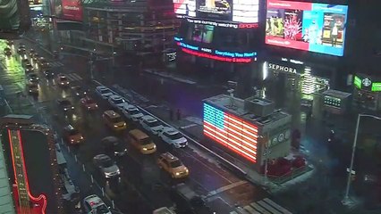 Timelapse shows Storm Jonas descending on New York City