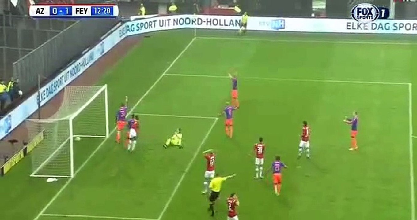 4-2 All Goals Holland  Eredivisie - 24.01.2016, AZ Alkmaar 4-2 Feyenoord