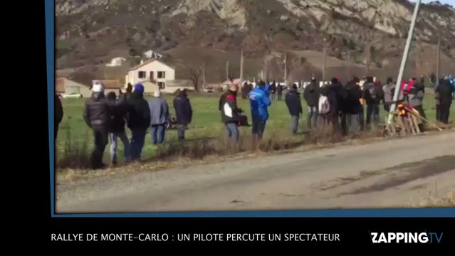 Rallye de Monte-Carlo : un pilote percute un spectateur avant de reprendre sa route (Vidéo)