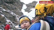 Rus Dağcıdan Erzurum'daki Buz Şelalelerine Tırmanış