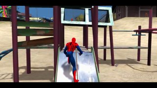 SPIDER MAN Epic Smash Party w/ Batman MCQUEEN Disney Cars on the Beach 1080p