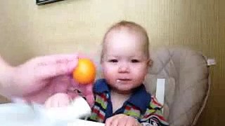 How to easily feed your little baby  Funny video 2015
