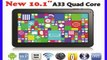 DHL Free Shipping 10 inch tablet pc A33 quad core Bluetooth 1GB 16G Android 4.4.2 Dual Camera 1024*600 6000mah-in Tablet PCs from Computer