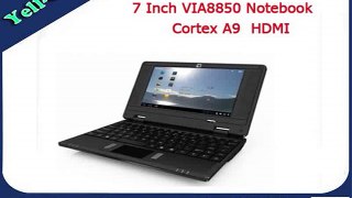 New Sale Cheap 7 inch VIA 8850 Mini Notebook Laptop Android 4.0 system 512M 4G Android Notebook laptop Webcam 800*480 Pixels-in Tablet PCs from Computer