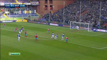 Lorenzo Insigne Penalty Goal ~ Sampdoria v. Napoli 0-2